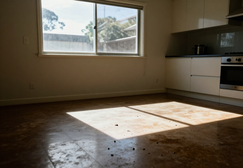 Cockroach infestation in a Caringbah kitchen wall cavity